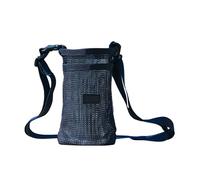 Soporte para botella de agua con correa, bolsa de transporte para botella de agua, funda de cuerda ajustable para viajes, mochileros, fitness, camping, caminar, escuela, Azul Marino, Refer to
