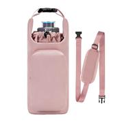 Soporte para Botella De Agua con Correa,de cordón Ajustable y aislada con Bolsillo | Accesorios para Botellas de Agua,para Mochila, Gym, Deporte, Senderismo, Exterior, Playa, Oficina, Escuela, Coche,