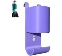 Soporte para botella de agua con impresión 3D fuerte para tenis de pádel PLA, más toallero para atletas con estilo de acceso rápido para días de partido en tono azul (morado)