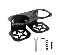 Soporte para botella de agua de agarre para Polaris para UTV RZR 1000/900/800/570, construcción de acero con base de goma antideslizante, se adapta a botellas de 18 a 40 onzas, soporte para