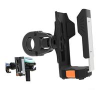 Soporte para botella de bicicleta, multifuncional, antideslizante, a prueba de golpes, equipo de ciclismo portátil para todas las bicicletas (montaje en manillar)