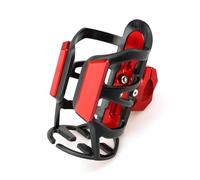 Soporte para Botella Motocicleta Botella De Agua Taza para Royal para Enfield para Bullet para Meteor para Classic 350 500 para Interceptor 650 para Continental GT 535 para Himalayan 411 400(Rojo)