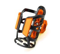 Soporte para Botella Motocicleta Botella De Agua Taza para Royal para Enfield para Bullet para Meteor para Classic 350 500 para Interceptor 650 para Continental GT 535 para Himalayan 411 400(Naranja)