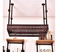 Soporte para botellas de vino de doble nivel, soporte para botellas de vino Ktv creativo, copas de vino, soporte para copas de vino, soporte para copas de vino, soporte de metal, acero blanco, 60 x 32