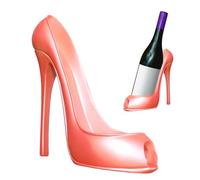 Soporte para botellas de vino: estante para vinos, soporte para botellas de vino individual de 8 pulgadas de alto, soporte para exhibición de vino para zapatos de tacón alto, soporte para exhibición d