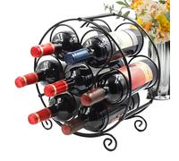 Soporte para Botellas de Vino | Estantería de Estilo Retro,Base de Mesa para Vinos y Bebidas - Para Hogar, Sala De Estar, Cocina, Bar, Armario, Despensa, Encimera, Mesa, Festival Y Celebración