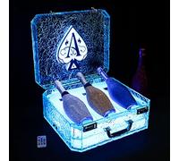 Soporte para Botellas de Vino Luminoso con Control Remoto Presentador de Botellas de Bars Caja de Vino para CóCteles de ChampáN para Discotecas, Bares, Fiestas(Blue)