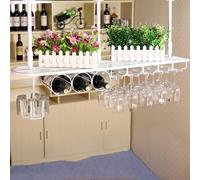 Soporte para botellas de vino montado en la pared, estantes de bar con estante de vidrio, estante de exhibición para botellas de vino, mini bar en casa para comedor, cocina, cafetería, elegante