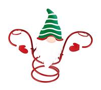 Soporte para botellas de vino y copas de vino, estantes de metal de Papá Noel, para decoración del hogar de Navidad, estante de almacenamiento de cocina