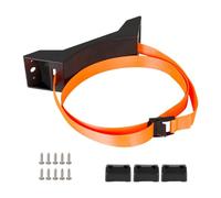 Soporte para botellas: soporte robusto, pinzas ajustables | Construcción en acero robusto, fijación en pared, enchufe seguro para bombonas de gas, botellas de oxígeno, laboratorio, soldadura, garaje