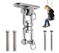 Soporte para - Bracket de Acero Inoxidable | Gancho de Techo para | Rotación 360°, Soporte Fuerte, Instalación Fácil, Gancho para Hamaca Exterior, Hardware Resistente, Accesorio Rela