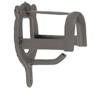 Soporte para bridas, gris oscuro nacarado, con recubrimiento de polvo