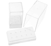 Soporte para Brocas de Uñas Múltiples Agujeros, 2 Piezas