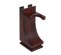 Soporte para Brocha de Afeitar, Soporte para Afeitadora de Madera Maciza, Material de Palisandro para Juego de Brochas de Afeitar Pesadas