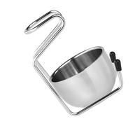 Soporte para brochas de afeitar con cuenco de acero inoxidable, soporte para brochas de afeitar, cuenco de afeitar, limpieza facial, juego de cuidado para hombres
