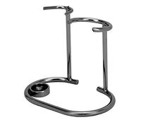 Soporte para Brochas de Afeitar, Duradero, de Acero Inoxidable, Higiénico, Sencillo Y Práctico, Diseño Moderno para Baño(Negro)