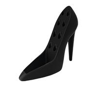 Soporte para brochas de maquillaje, soporte de almacenamiento en forma de tacón alto, organizador de belleza impreso en 3D, función de gestión estética de escritorio, categoría de almacenamiento de