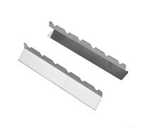 Soporte para brochetas de barbacoa de acero inoxidable para parrilla, 2 piezas para soportes de madera de 6 y 9 ranuras, compatible con hornos y pinchos de metal (6 ranuras)