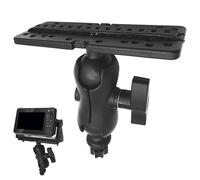 Soporte para buscador de Peces - Base Universal giratoria de 360 Grados | Placa electrónica para, Canoa, Kayak, Soporte de sonda de Profundidad de navegación Marina, Accesorio de resiste