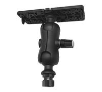 Soporte para buscador de peces para kayak: placa de montaje para sistemas de sonar marinos | Soporte giratorio ajustable de 360°, compatible con la mayoría de buscadores de peces, montaje