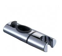 Soporte para cabezal de ducha de ABS cromado, soporte con clip para riel de ducha, soporte giratorio de 360 grados para ducha de mano en rie
