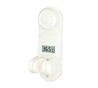 Soporte Para Cabezal De Ducha De Mano,Pantalla De Temperatura Con Succión Ajustable - Sujetador De Pared Para Barra De Ducha - Para Niños Adultos Ancianos Discapacitados Hogar RV Comercial Hotel Apart