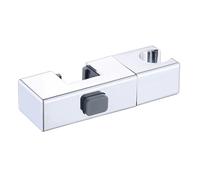 Soporte para cabezal de ducha de tubo rectangular, ángulo totalmente ajustable e 360°, ABS, soporte para cabezal e duha d tubo, soport par ducha d mano, diseño moderno, par familia, adultos, h