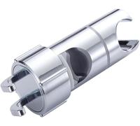 Soporte para cabezal de ducha, Pistola de mano gris Soporte for varilla ducha Altura ajustable for manija Instalación a presión