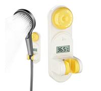 Soporte para cabezal de ducha - Soporte de visualización de temperatura ajustable de 7 pulgadas | Soporte de pared impermeable ABS sin taladro, agarre fuerte | para baño, inodoro, hotel