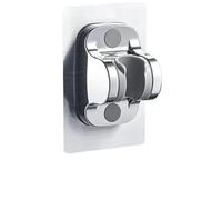 Soporte para cabezal de ducha, Stick-On Angle-Adjustable Hand Shower Bracket For Home Hotel Multicolor(Silver)