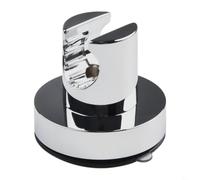 Soporte para cabezal de ducha, ventosa Montaje en pared, instalación sin taladro, material ABS, fuerte adsorción, se adapta a cabezales de ducha estándar para vidrio, mármol, cerámica para azulejos