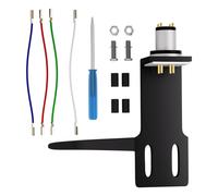 Soporte para cabezal de tocadiscos, cartuchos fonográficos LP universales, soporte de fonógrafo de repuesto, cable de aguja