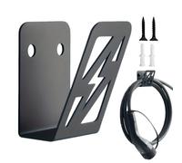 Soporte para cable cargador EV | Con soporte de pared de hierro con tornillos | Porta cargador para vehículos eléctricos,Para uso diario desplazamiento viajes por carretera Trabajo Conductores