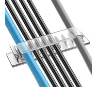 Soporte para cable de alambre,Organizadores de cables Clips portacables | Organizadores de cables Clips de gestión de seguros y fiables para debajo del escritorio Oficina en casa Sin ensuciar