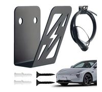Soporte Para Cable De Cargador EV,Soporte De Pared De Hierro Con Tornillos - Para Cargador De Vehículo Eléctrico - Para Camping Viaje Por Carretera Trabajo Conductor Camiones SUV Autocaravana