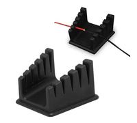 Soporte para cables de soldadura, 5 ranuras diferentes, accesorio de soldadura de alambre de plástico, soporte para soldador con Base magnética para 30AWG a 12AWG (Negro)