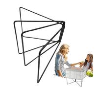 Soporte para caja de almacenamiento de camping | Base de caja de almacenamiento aislada - Con bolsa de transporte, marco antideslizante plegable de acero inoxidable para el patio
