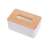 Soporte para caja de pañuelos, Caja de pañuelos, Caja de pañuelos con tapa de madera, caja de papel higiénico, soporte de servilleta de madera maciza, caja simple y elegante, dispensador de papel tisú