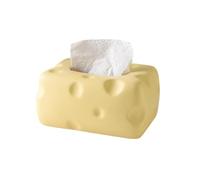 Soporte para caja de pañuelos, Caja de pañuelos, Caja de pañuelos for el hogar, caja de papel multifuncional de cerámica for queso, dispensador con almohadilla antideslizante, caja de pañuelos decorat