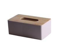 Soporte para caja de pañuelos, Caja de pañuelos, Caja de pañuelos, servilletero, caja de papel, contenedor, cubierta, caja de almacenamiento de madera maciza for hotel, decoración de mesa for el hogar