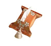 Soporte para caja de pañuelos Caja de pañuelos coche con patrón flores Vintage, estuche multiusos for uso Facial, dispensador servilletas Decoración de habitaciones(Flower#a)