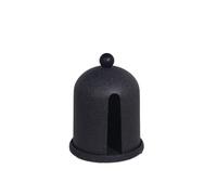 Soporte para caja de pañuelos Caja de pañuelos cubierta sala estar arenisca Hotel restaurante servilleta escritorio creativa Decoración de habitaciones(Black)