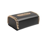 Soporte para caja de pañuelos Caja de pañuelos, estuche protector for almacenamiento for mesa centro, escritorio, mesita noche Decoración de habitaciones(Black)