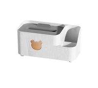 Soporte para caja de pañuelos Caja de pañuelos rectangular, organizador multifuncional bonito, almacenamiento papelería con Control remoto Decoración del hogar