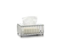 Soporte para caja de pañuelos Cubierta de caja pañuelos, estante papel, accesorios mesa oficina, soporte for maleta, bandeja for servilletas Decoración del hogar(Silver)