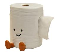 Soporte para caja de pañuelos Porta pañuelos de cerámica con base antideslizante, apto for extracción rollos papel higiénico Decoración del hogar