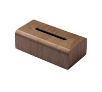 Soporte para caja de pañuelos Soporte for caja de pañuelos, servilleta Facial creativa madera alta gama, diseño Simple, decoración escritorio Decoración de habitaciones(Brown)