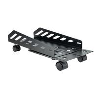 Soporte para Caja PC 25Kg con Ruedas (Negro) - TOOQ