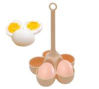 Soporte para caldera de huevos, estante para vaporizador de huevos con asas de silicona resistentes al calor, soporte de silicona lavable para huevos escalfados, olla de vapor para estufa, Rosa, Refer