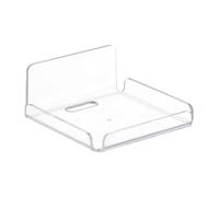 Soporte para cámara con montaje en pared - Soporte autoadhesivo, estante de exhibición antideslizante, sin taladro con base segura | Organizador fácil de resolver para dispositivos de vigilancia